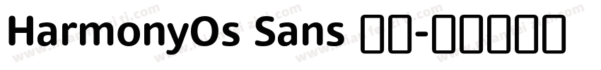 HarmonyOs Sans 常规字体转换